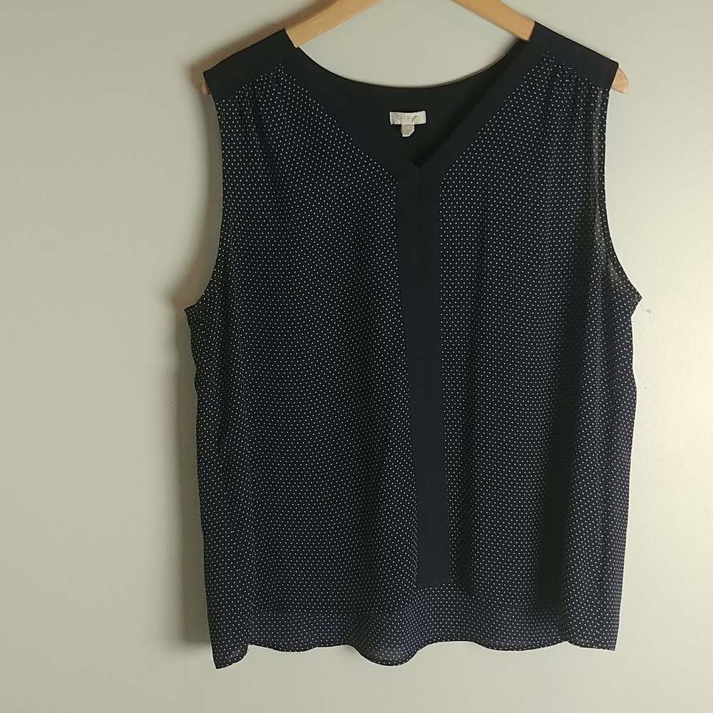 Talbots Polka Dot Top